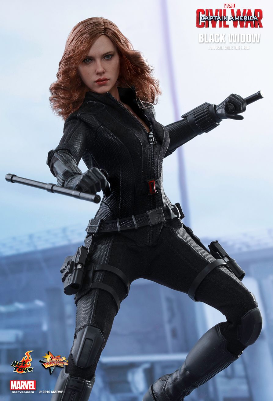 Black Widow Sixth Scale Figure by Hot Toys Captain America: Civil War - Movie Masterpiece Series 